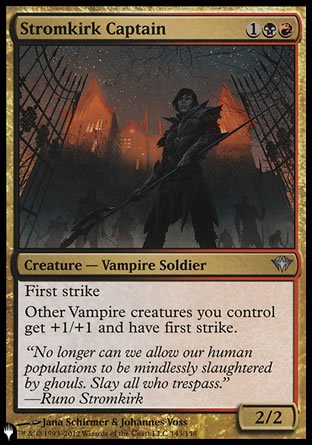 (143) Magic The Gathering The List Single: Stromkirk Captain  Uncommon