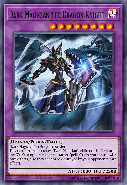 (268) YuGiOh TCG RA03: Quarter Century Bonanza Single: Dark Magician the Dragon Knight (V.2 - Quarter Century Secret Rare)  Quarter Century Secret Rare