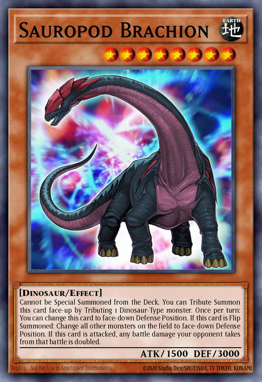 (027) YuGiOh TCG BPW2: Battle Pack 2: War of the Giants - Round 2 Single: Sauropod Brachion  Common