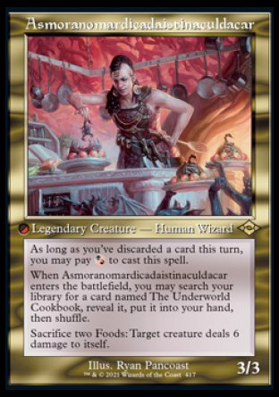 (417) Magic The Gathering Modern Horizons 2: Extras Single: Asmoranomardicadaistinaculdacar (V.2) Holo Rare