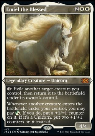 (417) Magic The Gathering Double Masters 2022: Extras Single: Emiel the Blessed (V.2)  Mythic