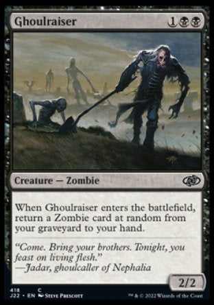 (418) Magic The Gathering Jumpstart 2022 Single: Ghoulraiser  Common