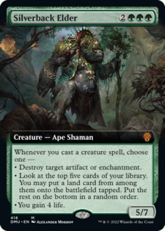 (418) Magic The Gathering Dominaria United: Extras Single: Silverback Elder  Mythic