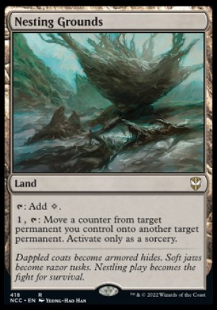 (418) Magic The Gathering Commander: Streets of New Capenna Single: Nesting Grounds  Rare