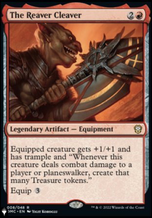 (008) Magic The Gathering The List Single: The Reaver Cleaver  Rare