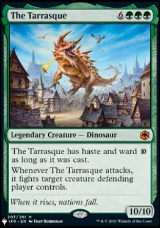 (207) Magic The Gathering The List Single: The Tarrasque  Mythic