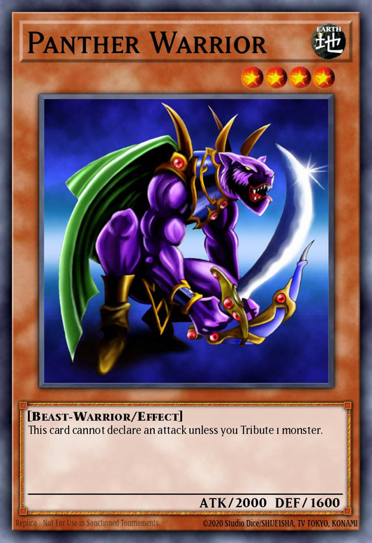 (043) YuGiOh TCG LCJW: Legendary Collection 4: Mega Pack Single: Panther Warrior  Common