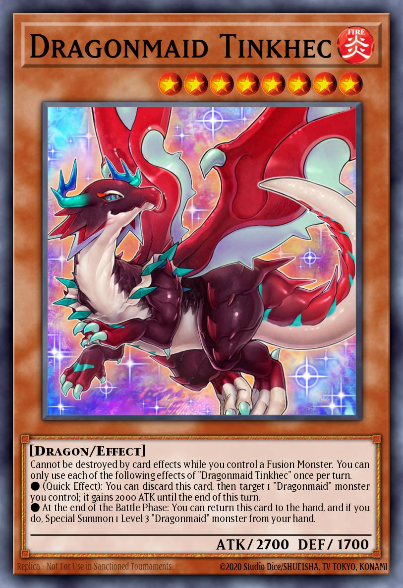 (059) YuGiOh TCG BLMM: Battles of Legend: Monster Mayhem Single: Dragonmaid Tinkhec  Ultra Rare