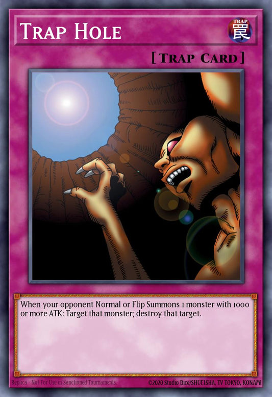 (177) YuGiOh TCG LCYW: Legendary Collection 3: Mega Pack Single: Trap Hole  Ultra Rare