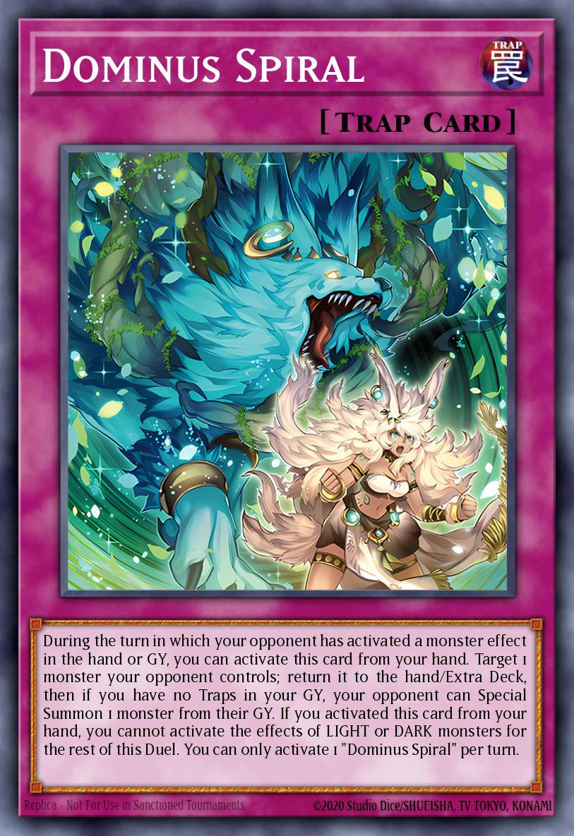 (079) YuGiOh TCG DOOD: Doom of Dimensions Single: Dominus Spiral (V.2 - Starlight Rare)  Starlight Rare