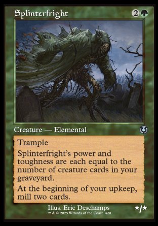(420) Magic The Gathering Innistrad Remastered: Extras Single: Splinterfright Holo Uncommon