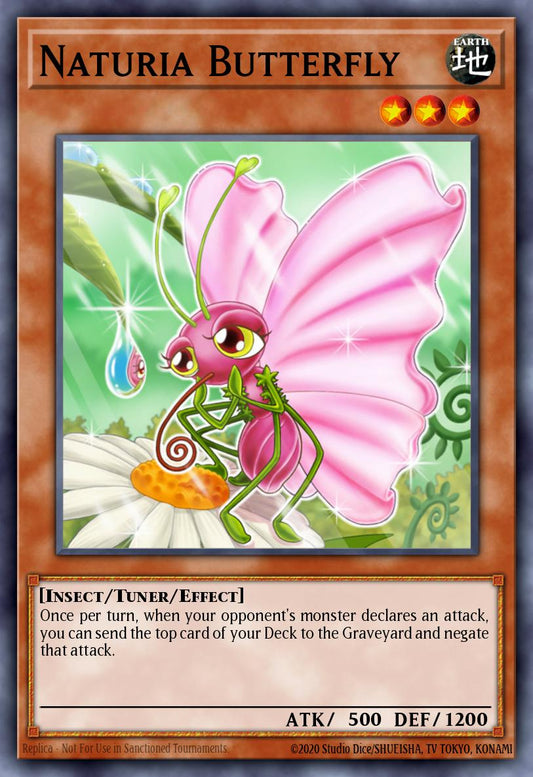(108) YuGiOh TCG HAC1: Hidden Arsenal: Chapter 1 Single: Naturia Butterfly (V.2 - Parallel Rare)  Parallel Rare