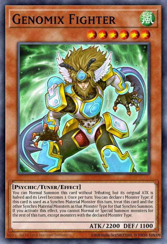 (156) YuGiOh TCG MP14: 2014 Mega-Tins Mega-Pack Single: Genomix Fighter  Ultra Rare