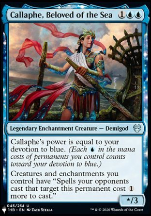 (260) Magic The Gathering The List Single: Callaphe, Beloved of the Sea  Uncommon