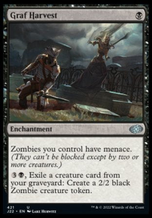 (421) Magic The Gathering Jumpstart 2022 Single: Graf Harvest  Uncommon