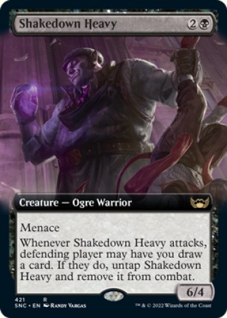(421) Magic The Gathering Streets of New Capenna: Extras Single: Shakedown Heavy  Rare