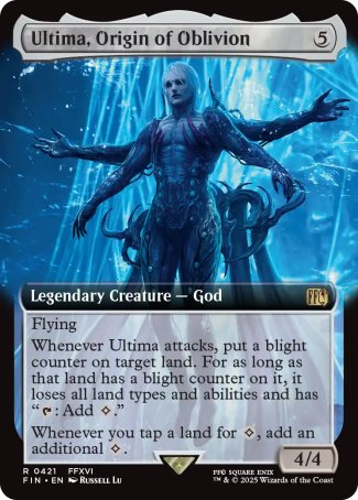 (421) Magic The Gathering Magic: The Gathering - FINAL FANTASY: Extras Single: Ultima, Origin of Oblivion (V.2) Holo Rare
