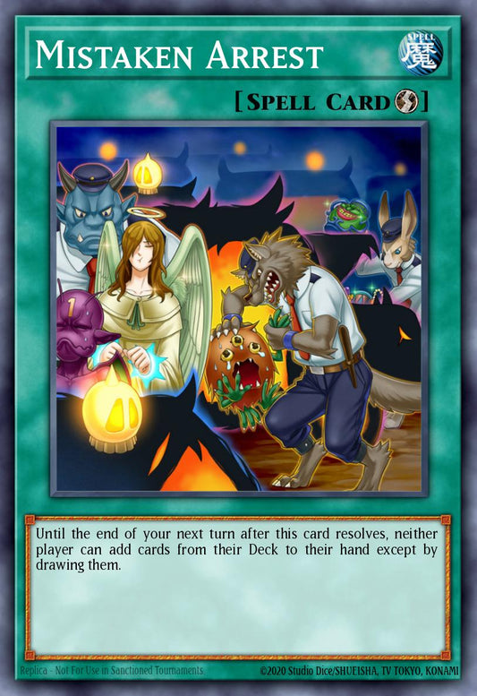 (080) YuGiOh TCG MAGO: Maximum Gold Single: Mistaken Arrest  Rare