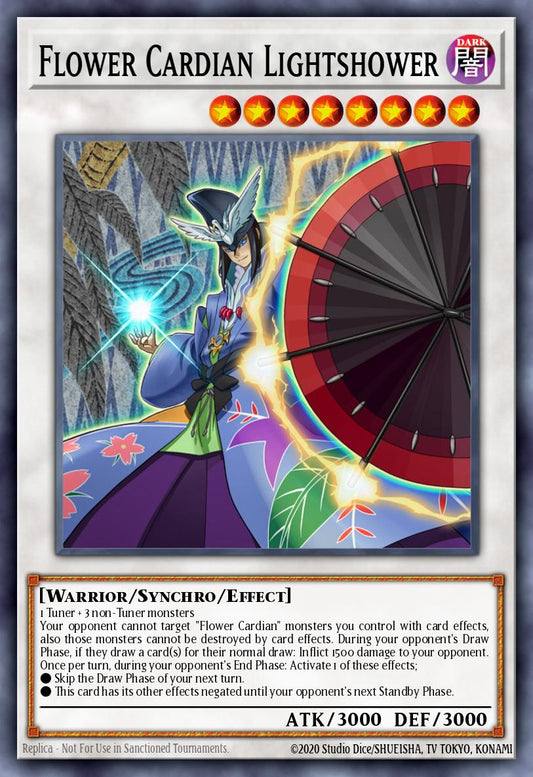 (135) YuGiOh TCG DLCS: Dragons of Legend: The Complete Series Single: Flower Cardian Lightshower (V.3 - Ultra Rare)  Ultra Rare