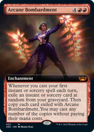(422) Magic The Gathering Streets of New Capenna: Extras Single: Arcane Bombardment  Mythic
