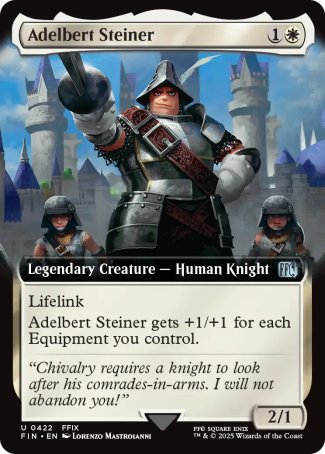 (422) Magic The Gathering Magic: The Gathering - FINAL FANTASY: Extras Single: Adelbert Steiner Holo Uncommon