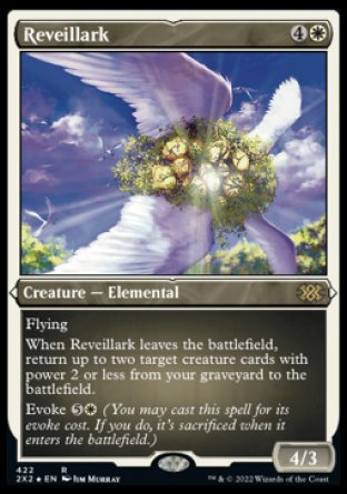 (422) Magic The Gathering Double Masters 2022: Extras Single: Reveillark Holo Rare