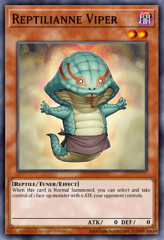 (023) YuGiOh TCG SOVR: Stardust Overdrive Single: Reptilianne Viper  Common