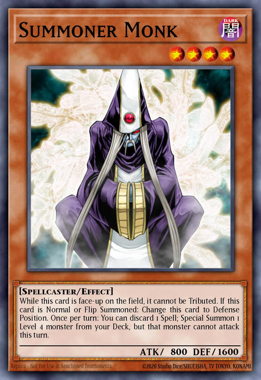 (166) YuGiOh TCG LCYW: Legendary Collection 3: Mega Pack Single: Summoner Monk  Ultra Rare