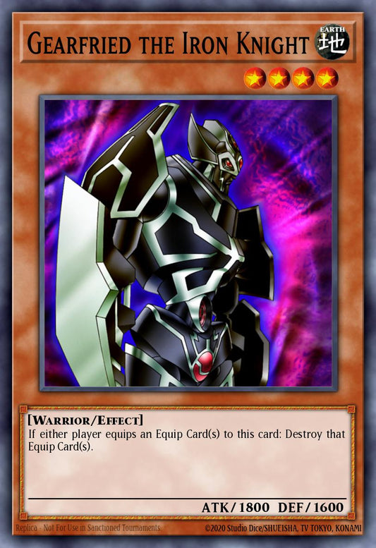 (004) YuGiOh TCG BLMM: Battles of Legend: Monster Mayhem Single: Gearfried the Iron Knight (V.2 - Starlight Rare)  Starlight Rare