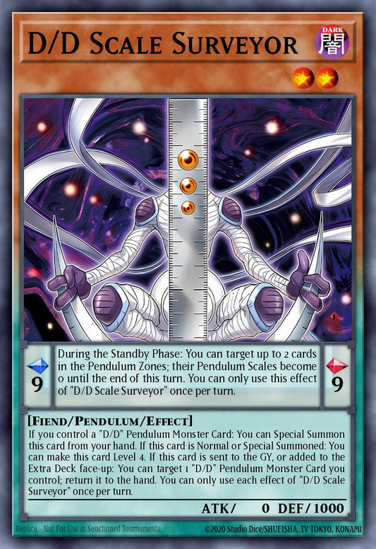 (042) YuGiOh TCG BLMM: Battles of Legend: Monster Mayhem Single: D/D Scale Surveyor  Ultra Rare