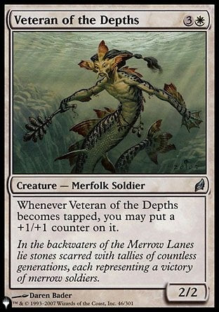 (046) Magic The Gathering The List Single: Veteran of the Depths  Uncommon