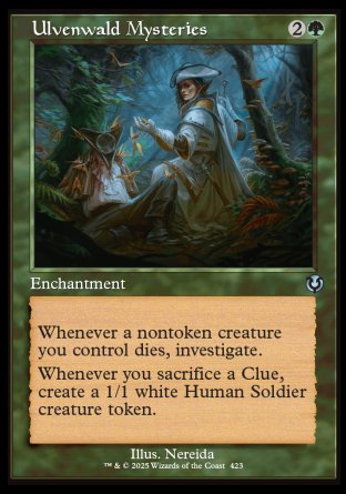 (423) Magic The Gathering Innistrad Remastered: Extras Single: Ulvenwald Mysteries  Uncommon