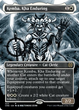 (423) Magic The Gathering Phyrexia: All Will Be One: Extras Single: Kemba, Kha Enduring (V.2) Holo Rare