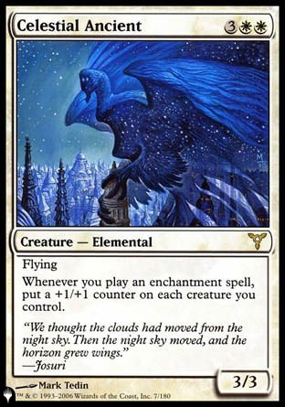 (007) Magic The Gathering The List Single: Celestial Ancient  Rare