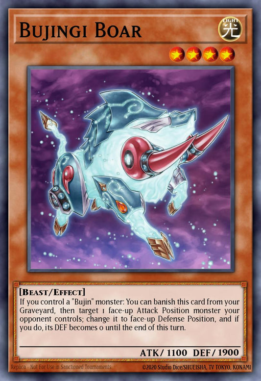 (147) YuGiOh TCG MP14: 2014 Mega-Tins Mega-Pack Single: Bujingi Boar  Common