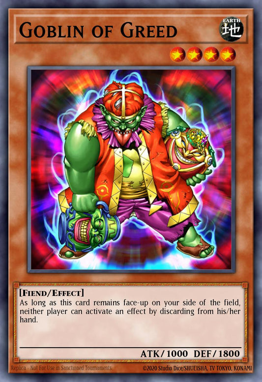 (065) YuGiOh TCG DCR: Dark Crisis Single: Goblin of Greed (V.1 - Common)  Common