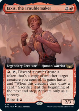 (425) Magic The Gathering Streets of New Capenna: Extras Single: Jaxis, the Troublemaker  Rare
