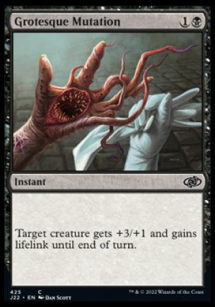 (425) Magic The Gathering Jumpstart 2022 Single: Grotesque Mutation  Common