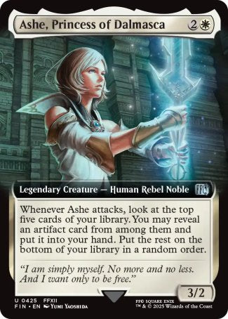 (425) Magic The Gathering Magic: The Gathering - FINAL FANTASY: Extras Single: Ashe, Princess of Dalmasca  Uncommon