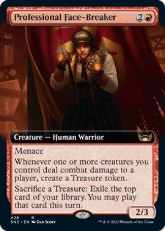 (426) Magic The Gathering Streets of New Capenna: Extras Single: Professional Face-Breaker  Rare