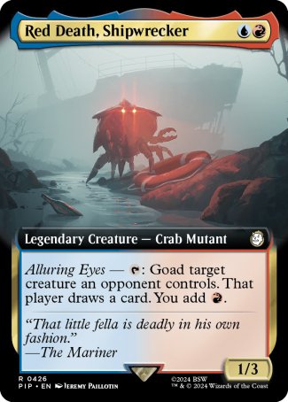 (426) Magic The Gathering Universes Beyond: Fallout: Extras Single: Red Death, Shipwrecker (V.1)  Rare