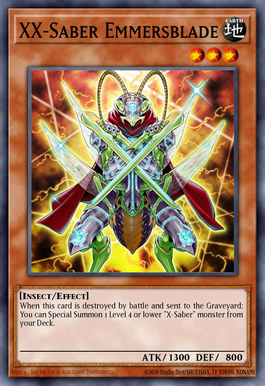 (081) YuGiOh TCG ABPF: Absolute Powerforce Single: XX-Saber Emmersblade  Secret Rare