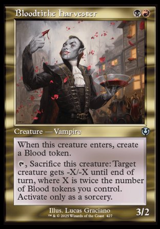 (427) Magic The Gathering Innistrad Remastered: Extras Single: Bloodtithe Harvester Holo Uncommon