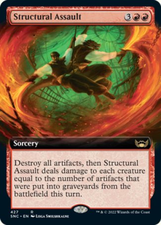 (427) Magic The Gathering Streets of New Capenna: Extras Single: Structural Assault  Rare