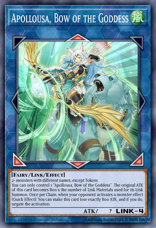(126) YuGiOh TCG MP20: 2020 Tin of Lost Memories Mega Pack Single: Apollousa, Bow of the Goddess  Ultra Rare