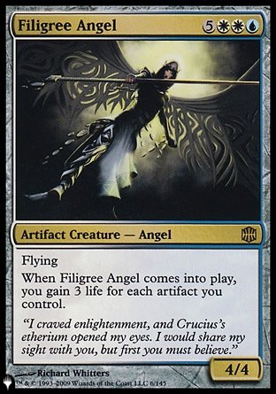 (006) Magic The Gathering The List Single: Filigree Angel  Rare