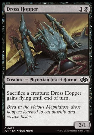 (428) Magic The Gathering Foundations Jumpstart Single: Dross Hopper  Common