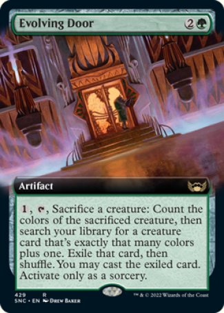 (429) Magic The Gathering Streets of New Capenna: Extras Single: Evolving Door  Rare