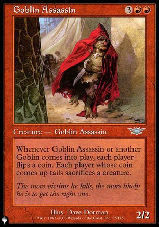 (095) Magic The Gathering The List Single: Goblin Assassin  Uncommon