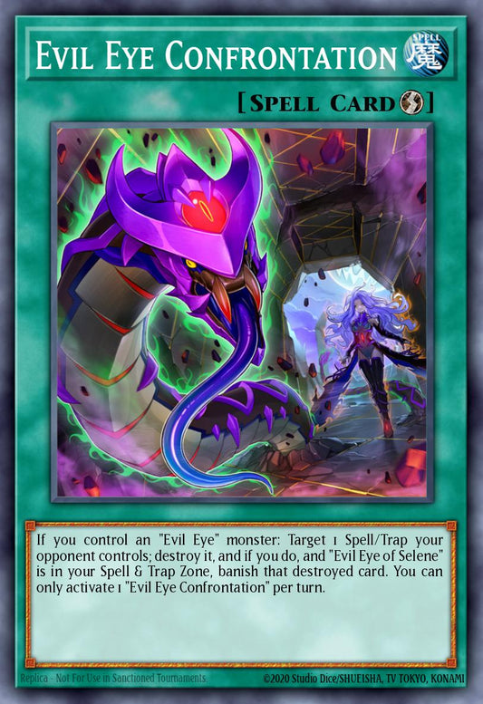 (240) YuGiOh TCG MP20: 2020 Tin of Lost Memories Mega Pack Single: Evil Eye Confrontation  Common